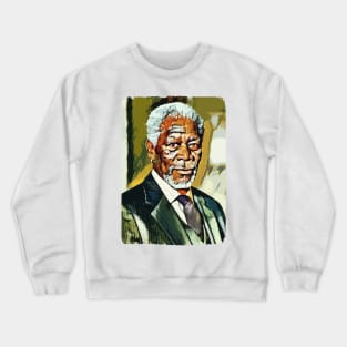 Mr. Freeman abstract fan art portrait Crewneck Sweatshirt